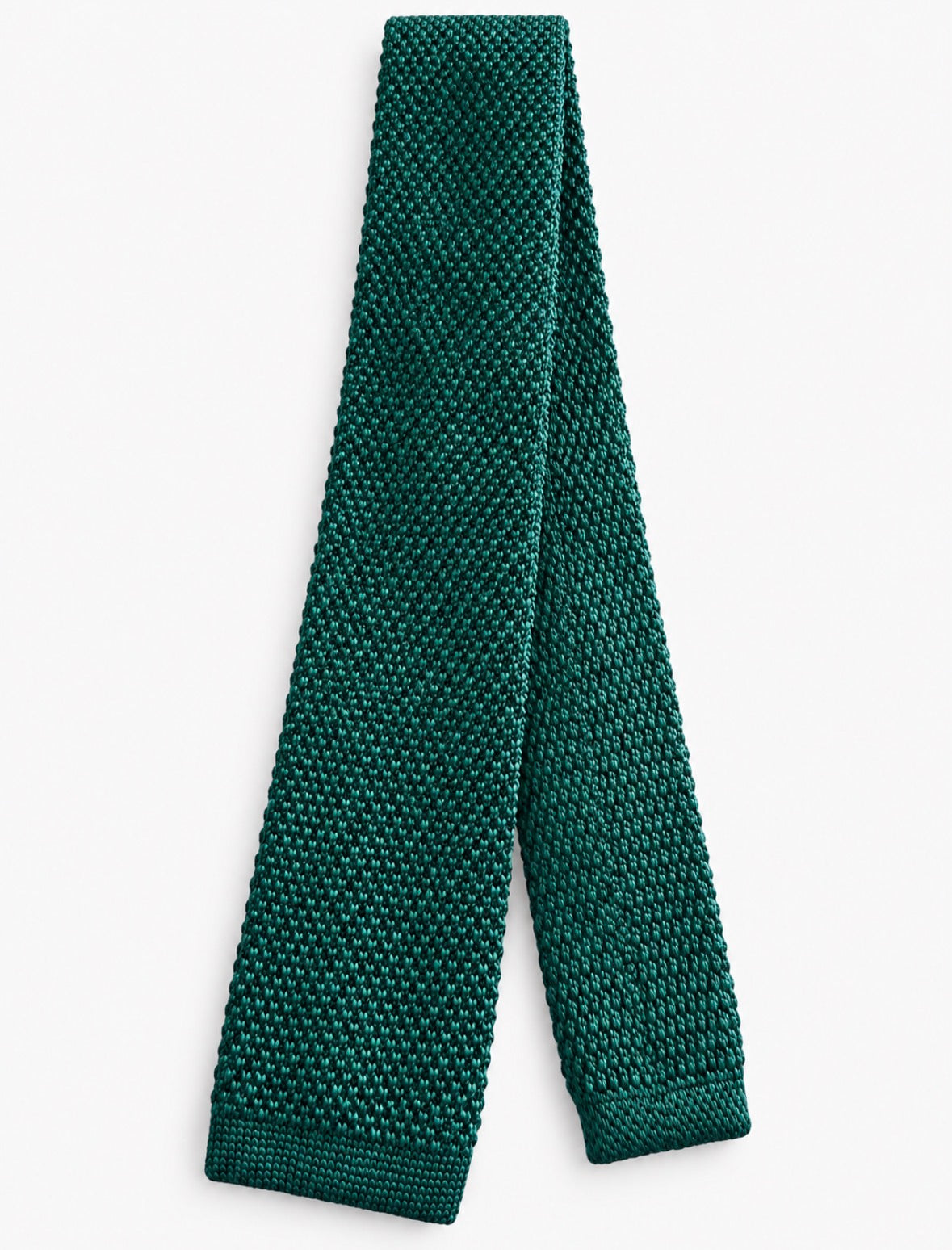 Strickkrawatte Tannengrün