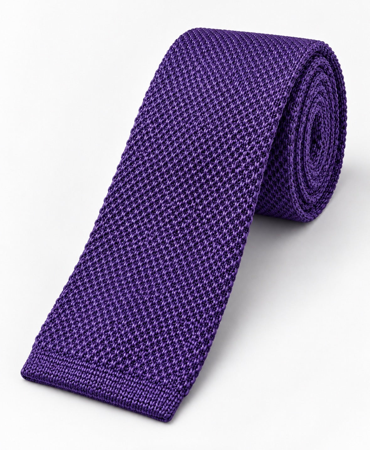 Strickkrawatte Violett