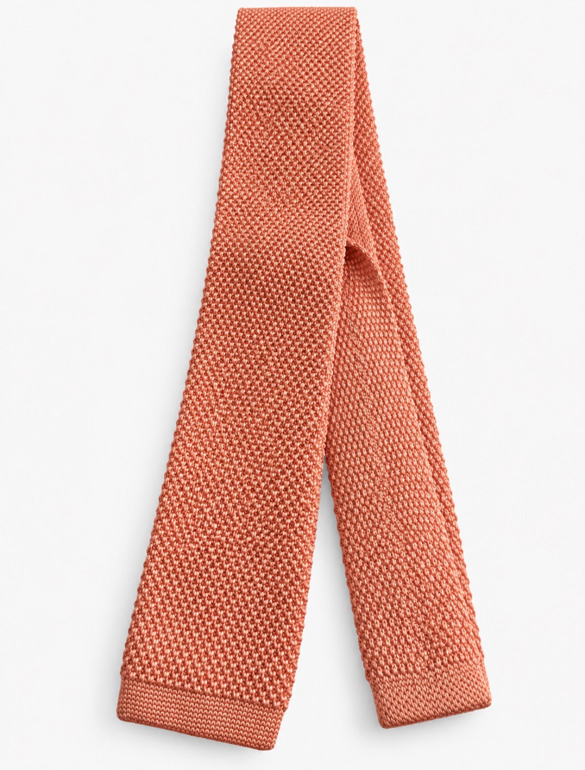 Strickkrawatte Lachs