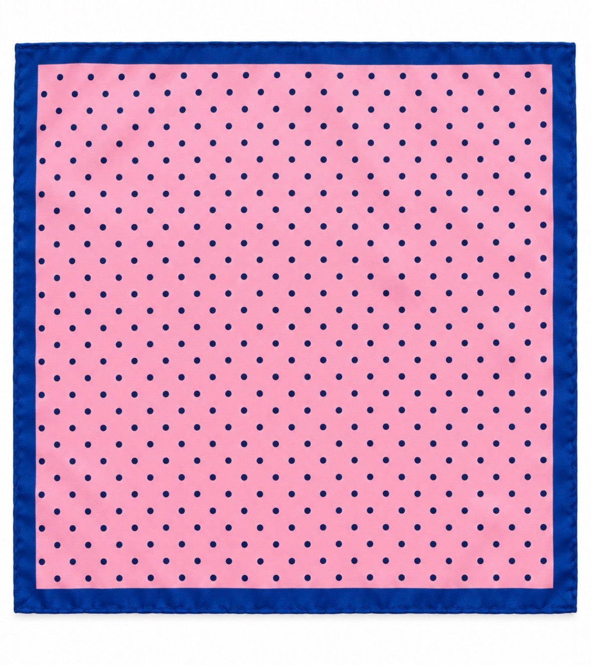 Einstecktuch Rosa mit klassischem Polka-Dot-Muster