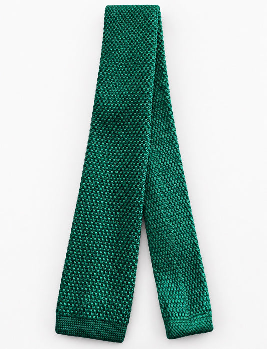 Strickkrawatte Smaragdgrün
