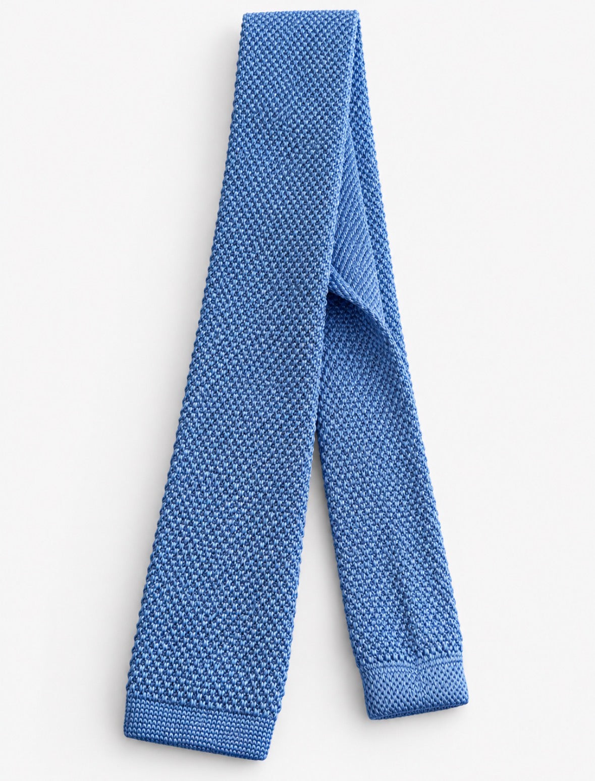 Strickkrawatte Himmelblau