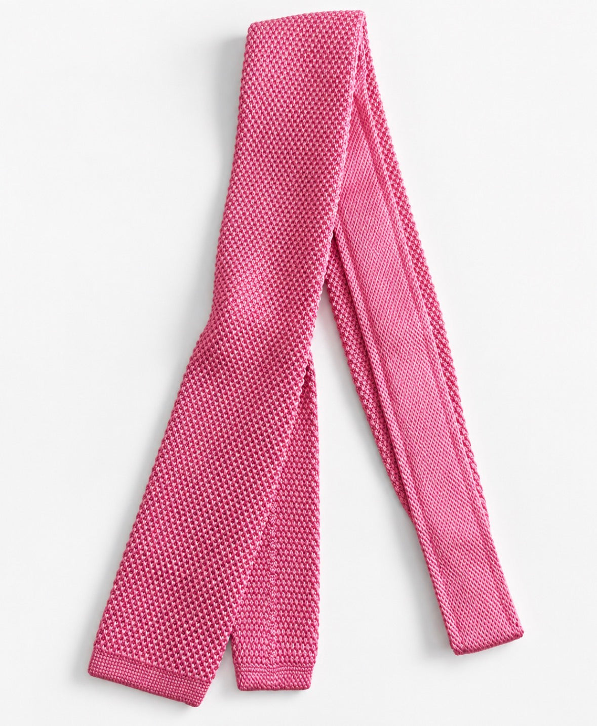 Strickkrawatte Fuchsia-Pink
